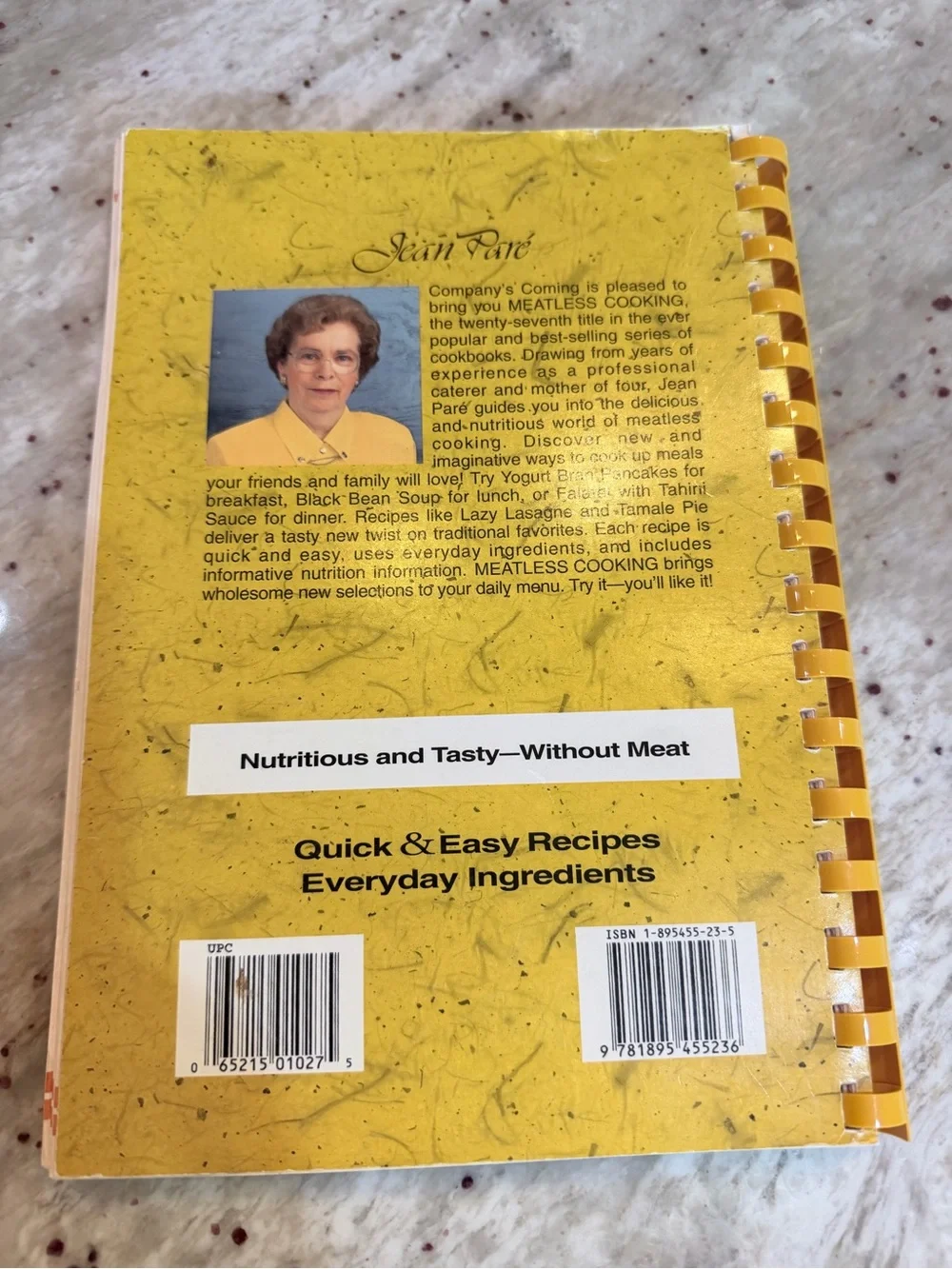 Company’s Coming Pizza & Meatless Cooking Jean Pare Cookbook Lot 2 Spiral Bound